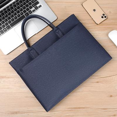 Men's Simple Business Laptop Handbag Office Business Trip Briefcase Handbag File Bag Computer Bag