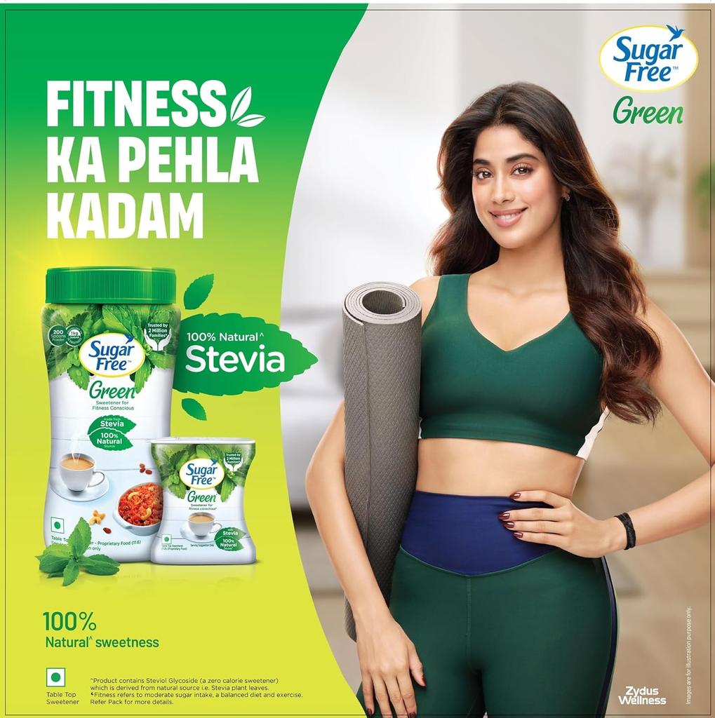 Sugar Free Green Stevia Natural Sweetener 300 Pellets 30g | Plant-Based Zero Calorie Sugar Alternative