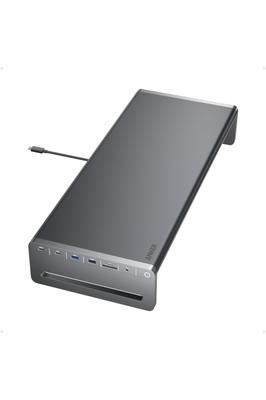 Rozbočovač Anker Stojan na monitor USB PD100W Kompatibilní port 5 Gb/s Port Port 4K HDMI Port MicroSD Slot pro SD kartu Audio Jack Ethernet Port Vybavený USB-C