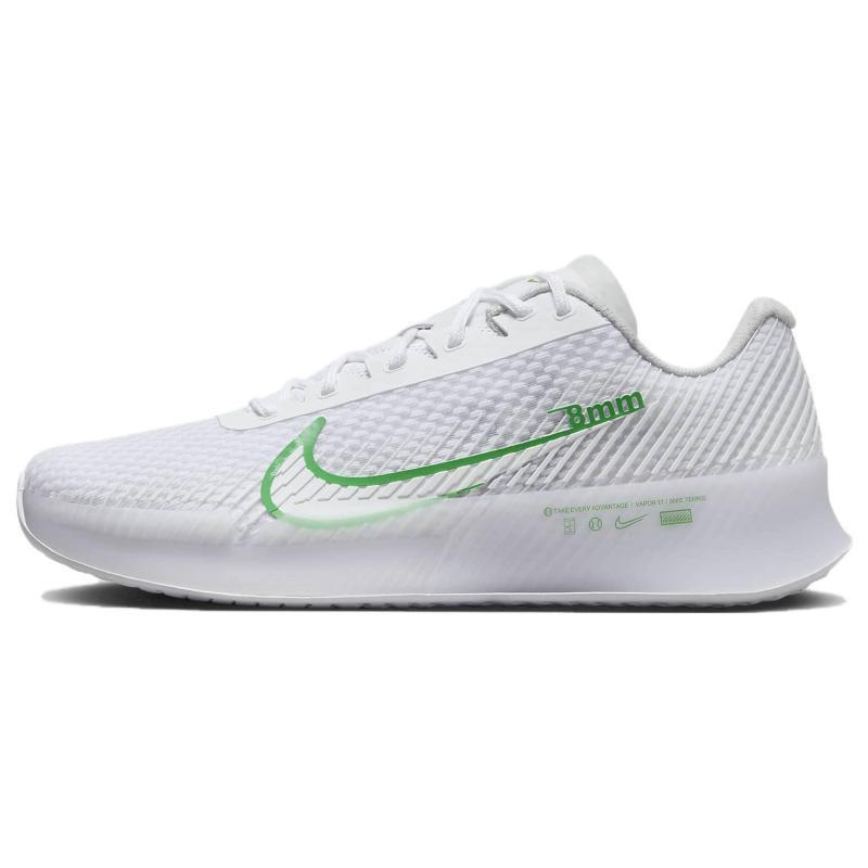 Nike Court Air Zoom Vapor 11 Hc White Kelly Green  Sneakers  DR6966-102