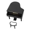 Dollhouse Piano 1:12 Scale Music Box Easy Operation Durable Miniature Piano with Bench for DIY