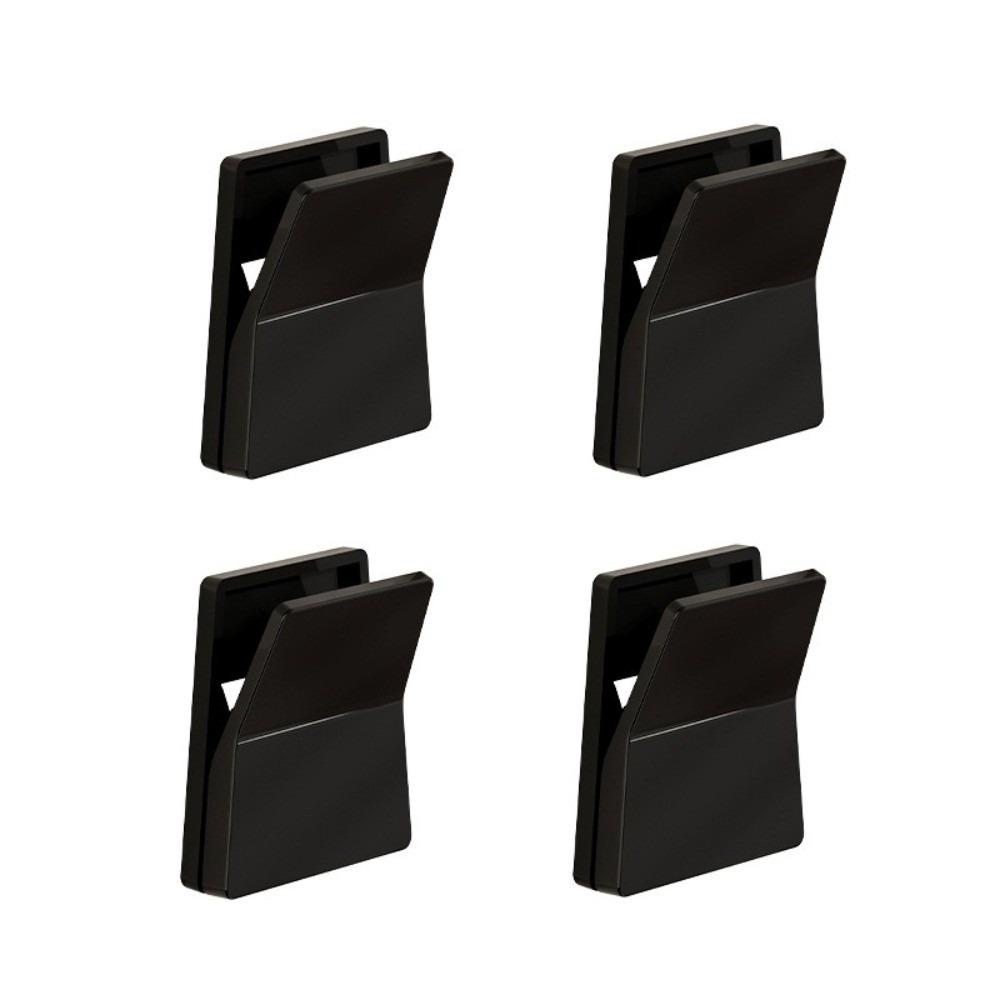 

4PCS Wall Mounted Storage Rack Minimalist Space Saving Storage Organizer Hanging Clip Multi-Purpose No Punch Toothbrush Holder