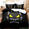 Angry Geometry Dash Bedding Set Single Twin Full Queen King Size Bed Set Aldult Kid Bedroom Duvetcover Sets 3D Print Kawaii 2022