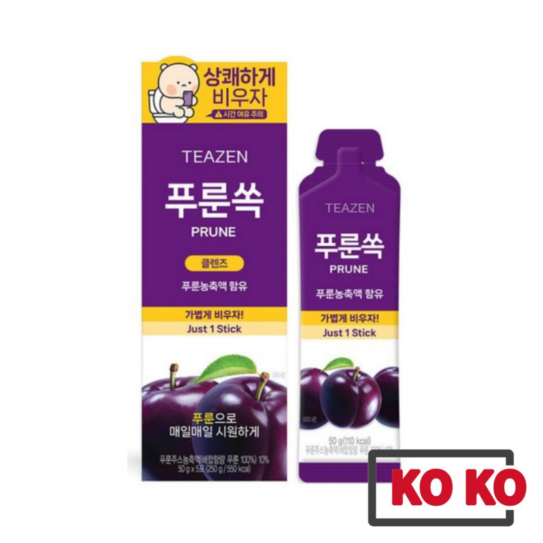 

Teazen Prune Cleanse 50 г x 5 паличок / Детокс / Спорожнення кишечника 1box (5stick)