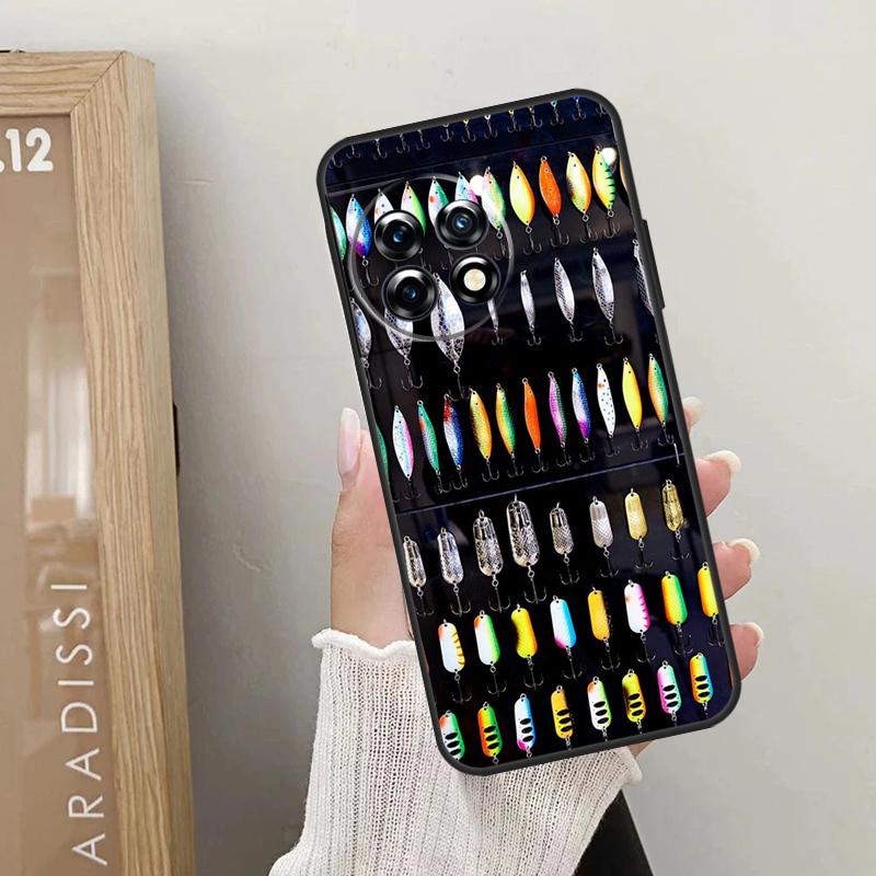 Fishing Tackle Case For OnePlus Nord CE 5 2 3 4 Lite N20 N30 OnePlus 15 13 12 10 R 13T 10T 11 9 10 Pro Cover