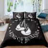 Boxing Gloves Duvet Cover Collection King Queen Full Size Polyester Comforter Cover For Kids Boys Girls Bedding Collection With Pillowcase