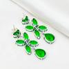 Chrome Diopside Handmade Gemstone Earrings, 925 Solid Sterling Silver Earrings, Unique Design Jewelry Earrings