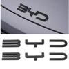 Per BYD SEAl DOLPHIN Accessori Auto Paraurti Anteriore Emblema Badge Decalcomania Nero Carbonio Adesivo di Modifica