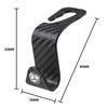 Car Seat Back Hooks Carbon Fiber Auto Rear Hanger Hook For Mercedes Benz AMG A C E GLC Clase CLA X253 W203 W204 W205 W221 W213