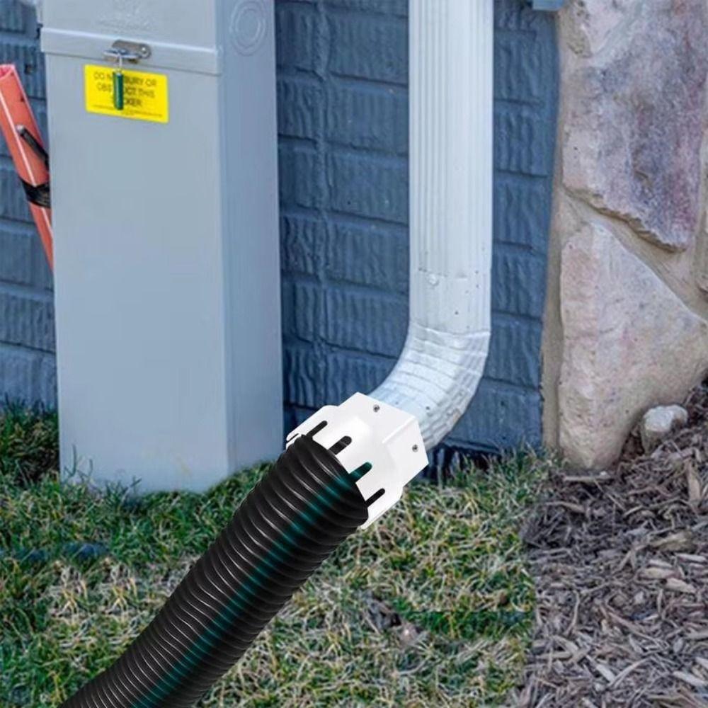 Easy Installment Rain Gutter Downspout Adapter Downspout Outdoor Connector  Gutter Systems