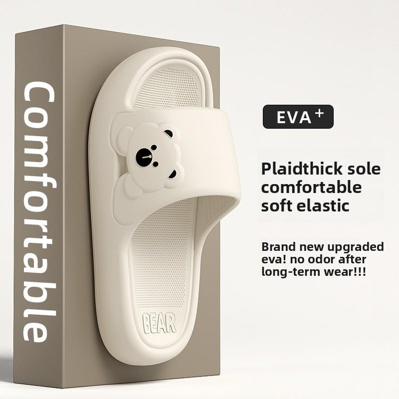 Slippers for Women, Indoor Home Bathroom, Anti Slip, Summer Outdoor Wear, Thick Soled Sandals for Men