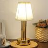 Lămpi de masă mici moderne fără fir, Lampă de birou portabilă cu LED cu intensitate reglabilă, Lumină de noapte reîncărcabilă cu baterii