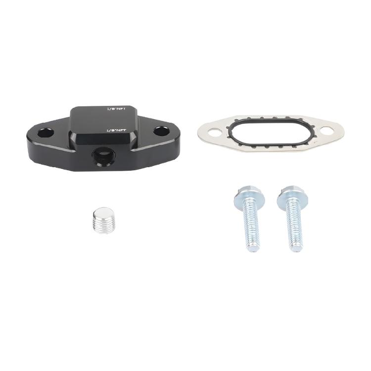 

Superior Compatibility Bypass Cover (2x 1/8 NPT Ports) for Custom Oil Coolers on LS Engines Boosting Racing Potential 1