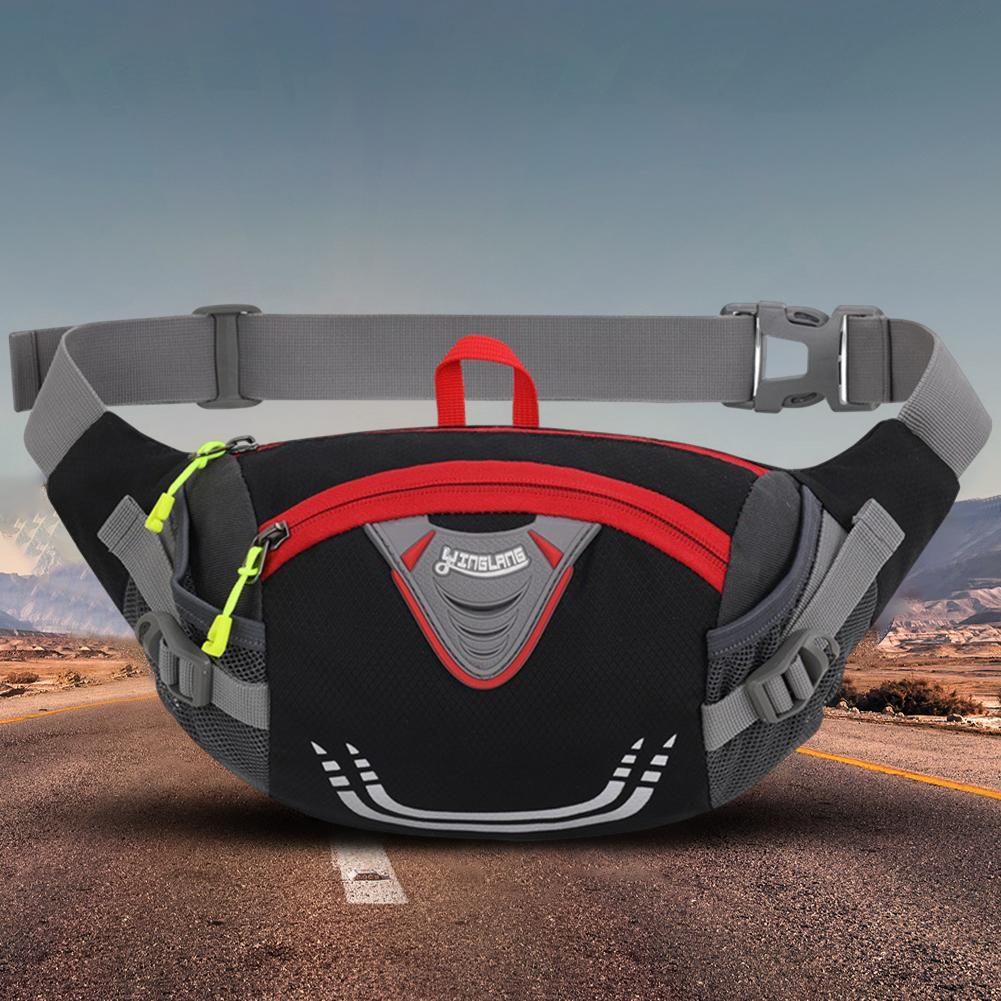 Nylon Anti-Theft Pack Belt Bags Lightweight Jogging Waist Bags Portable Breathable High Capacity with Zipper Sports Accessories