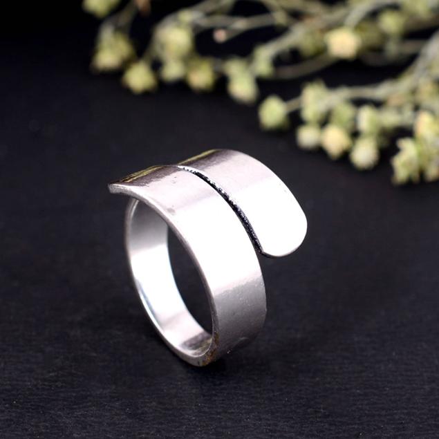 

Handmade Silver Arthritis Splint Ring – Adjustable Joint Support for Thumb & Fingers, Comfort Jewelry 8 срібний