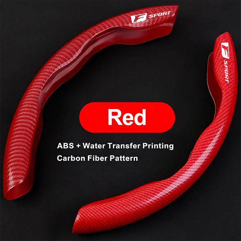 Pro Lexus LS LC RZ IS350 ES300 GS350 CT200h GX460 LX570 RX500h NX300 UX260 LBX Auto Protiskluzový Potah Volantu z Uhlíkových Vláken