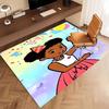 1pc Gracie's Corner3 Print Area Rug - Soft, Washable Non-Slip Indoor Mat, Living Room, Home Office Decorative Rug,Office Decorative