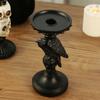 Scary Crow Candle Tray Resin Craft Resin Desktop Ornaments  Halloween Decor