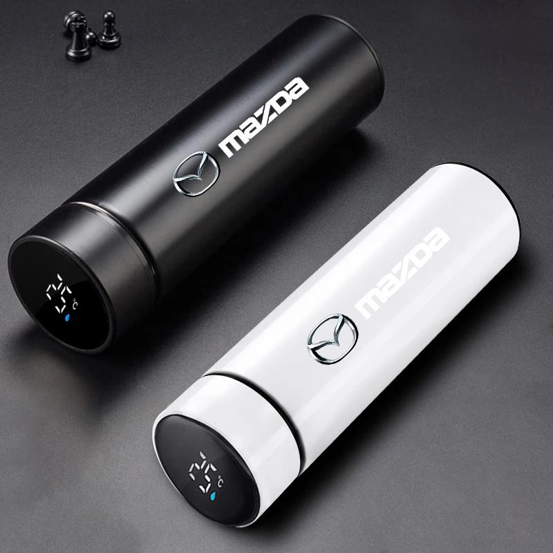 Car Stainless Steel New Smart Temperature Control Cup For Mazda 2 3 4 5 6 7 8 323 626 CX5 CX7 CX9 RX8 MX3 MX5 Atenza Goods