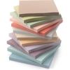 Sticky Notes 3x3 Inch, 12 Pack, 12 Assorted Vintage Color Self-Stick Notes Pads, 50 Sheets/Pad, Perfect for Office, School, and Home Organization