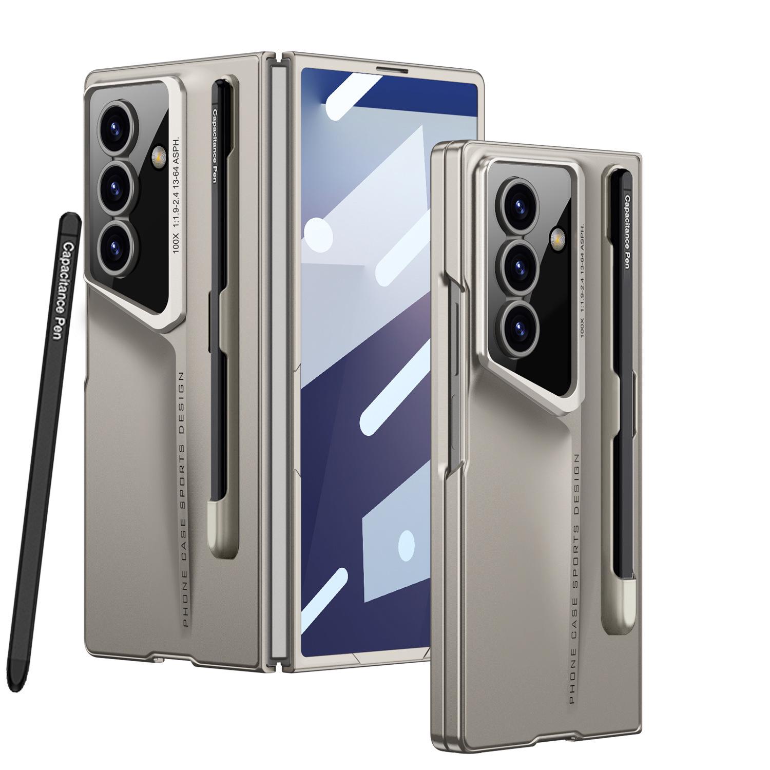 

Samsung Z Fold7 Case - Heart of the World Design, Blade Warrior Series, with Pen Slot and Screen Protector