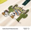 Snoopy Boys' Spring Casual Polo Sweatshirt & Pants Set