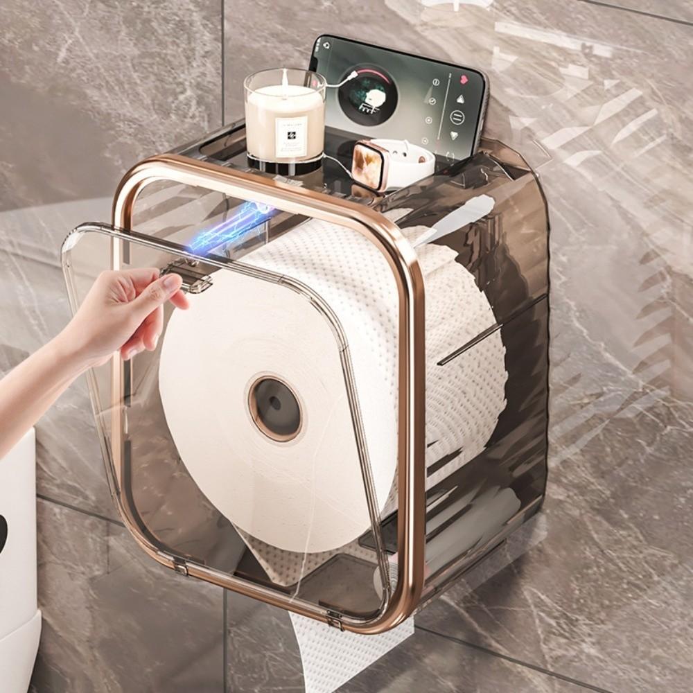 With Drawer Double Layer Tissue Box Waterproof Toilet Paper Storage Box  Kitchen