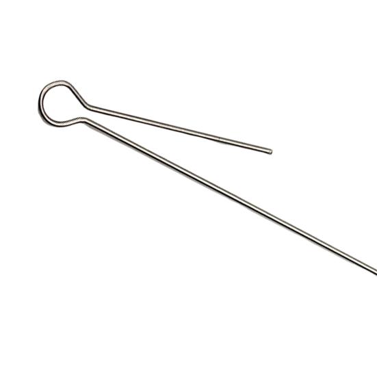 50Pcs Rotating Sequin Steel Wire DIY Modification Sturdy Anti-rust Wear-resistant Accessories Stainless Steel Spinnerbait Fly Hook Wire Long Needle