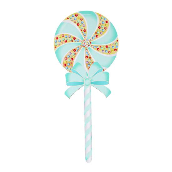 Christmas Lollipop Yard Sign Xmas Candy Lawn Sign Winter Holiday Lollipop Decoration for Indoor Outdoor Pathway Patio Decor