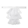 Adult Renaissance Neck Collar Detachable Lace Jabot Ruffled Design Victorian Steampunk Costume Accessory for Themed Parties