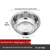 Stainless Steel Basin, Large/Extra-Large: Ideal for Washing Vegetables, Mixing Dough, or Bathing.