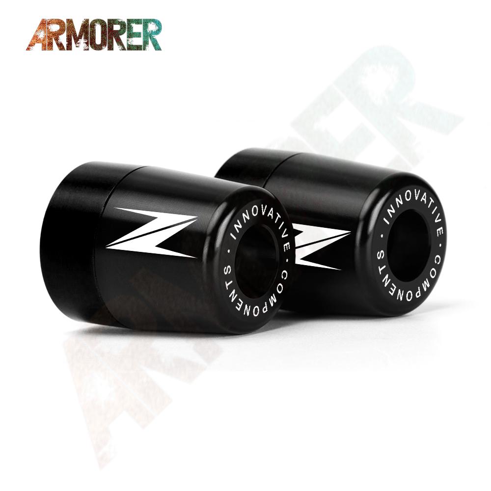 Motorcycle Handlebar Grips Handles Bar End Plug Cap Accessories For Kawasaki Z250 Z300 Z400 Z650 Z650RS Z750 Z800 Z1000