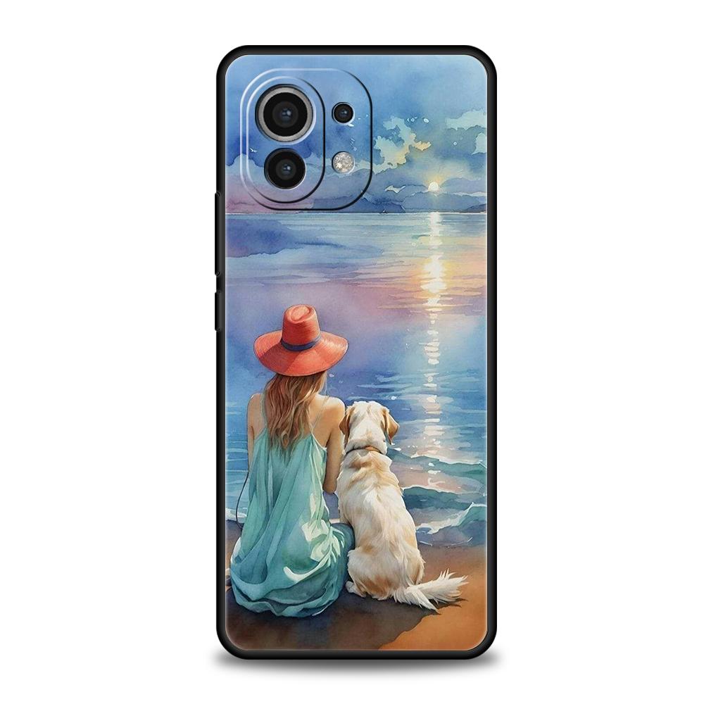 Fashion Girls Phone Case For Xiaomi 15 14 13 12 Lite 14T 13T 12T Pro Poco X7 X6 X5 X4 X3 NFC F7 Ultra F6 Pro Soft Cover