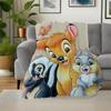 1 pezzo, Coperta Bambi Arredamento Stagionale per la Casa, Morbide Coperte Plaid, Esterno, Soggiorno, Viaggio