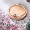 Charms Original Copper Plated Santa Claus Gift Beads Fit Bracelet Diy Fine Gift Women Delicate Jewelry Accessory
