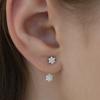 (925 Silver) Bloomet Ear Jacket Earrings Set EC3199