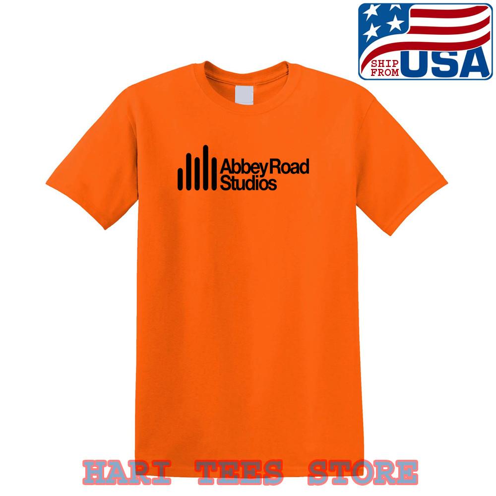 Abbey Road Studios  Orange Size S-5XL Unisex T-Shirt M