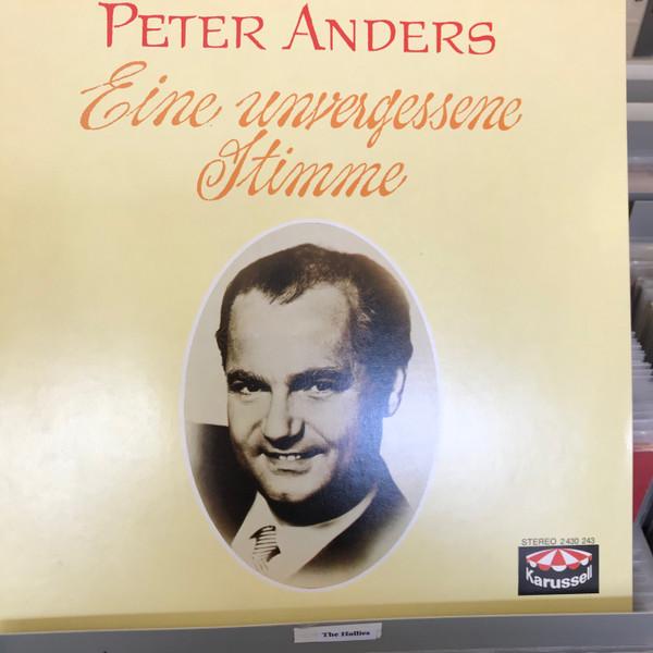 

LP Record PETER ANDERS Eine Unvergessene Stimme 2430243 Karussell Germany Classical Used