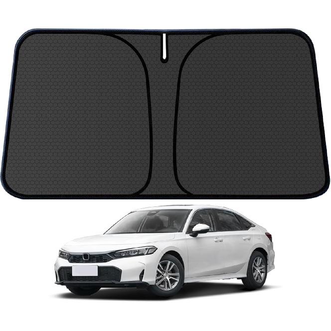 Ized Windshield Sun Shade for Toyota RAV4 -2024 2025 RAV-4 LE XLE Premium Blocks UV Rays Accessories,1:1 Tailored Foldable Thickened Front Window