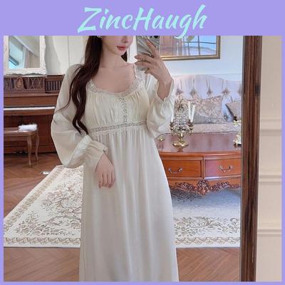 Women Ice Silk Sleep Dress With V Neck Sleeveless Design For Home Comforts