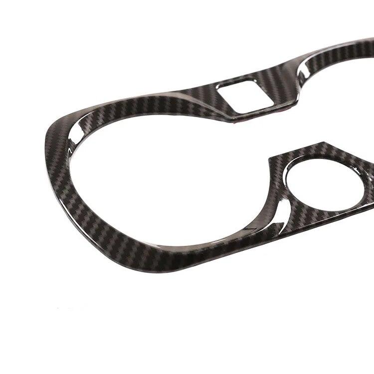 Carbon Fiber ABS For BMW 3 Series G20 G28 + Cup Holder Decoration Frame Trim Accessories