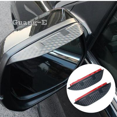 Für Hyundai IX35 2010 2011 2012 2013 2014 2015 2016 2017 Auto Rückspiegel Seiten Spiegel Verkleidung Rahmen Regen Sonnenschutz Augenbraue 2 Stück