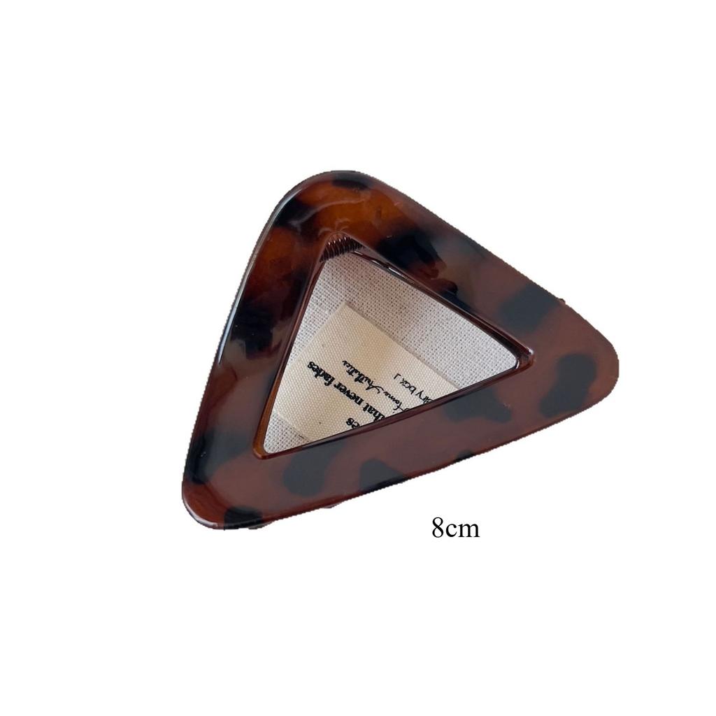 French Style Hair Claw Clips for Women Retro Leopard Print Hair Clip Hairpins Elegant Shark Clip Barrettes Crab Clamp Headwear