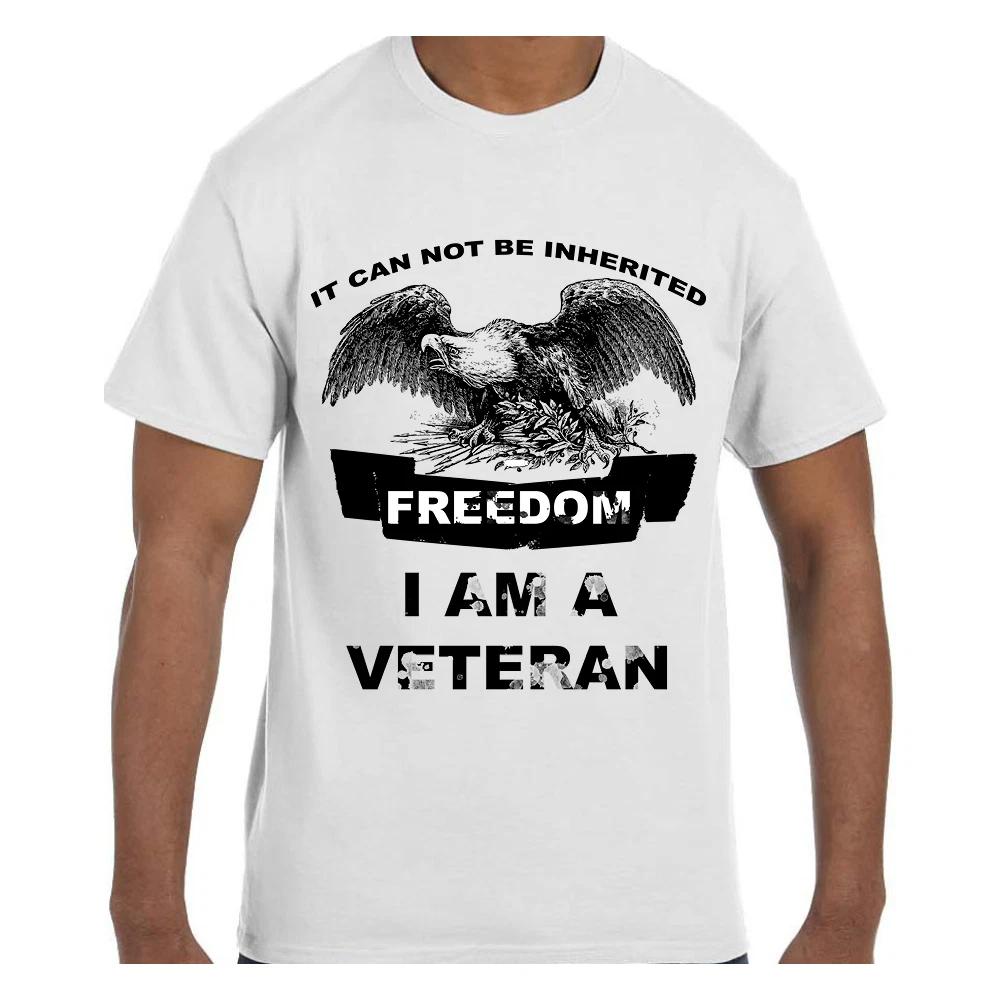 

Veteran 4th of July Partriotic T shirt It Cannot Be Inherited Freedom M