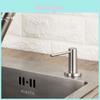 Modern Minimalist 304 Stainless Steel Soap Dispenser With Push Button For Kitchen Bathroom Use