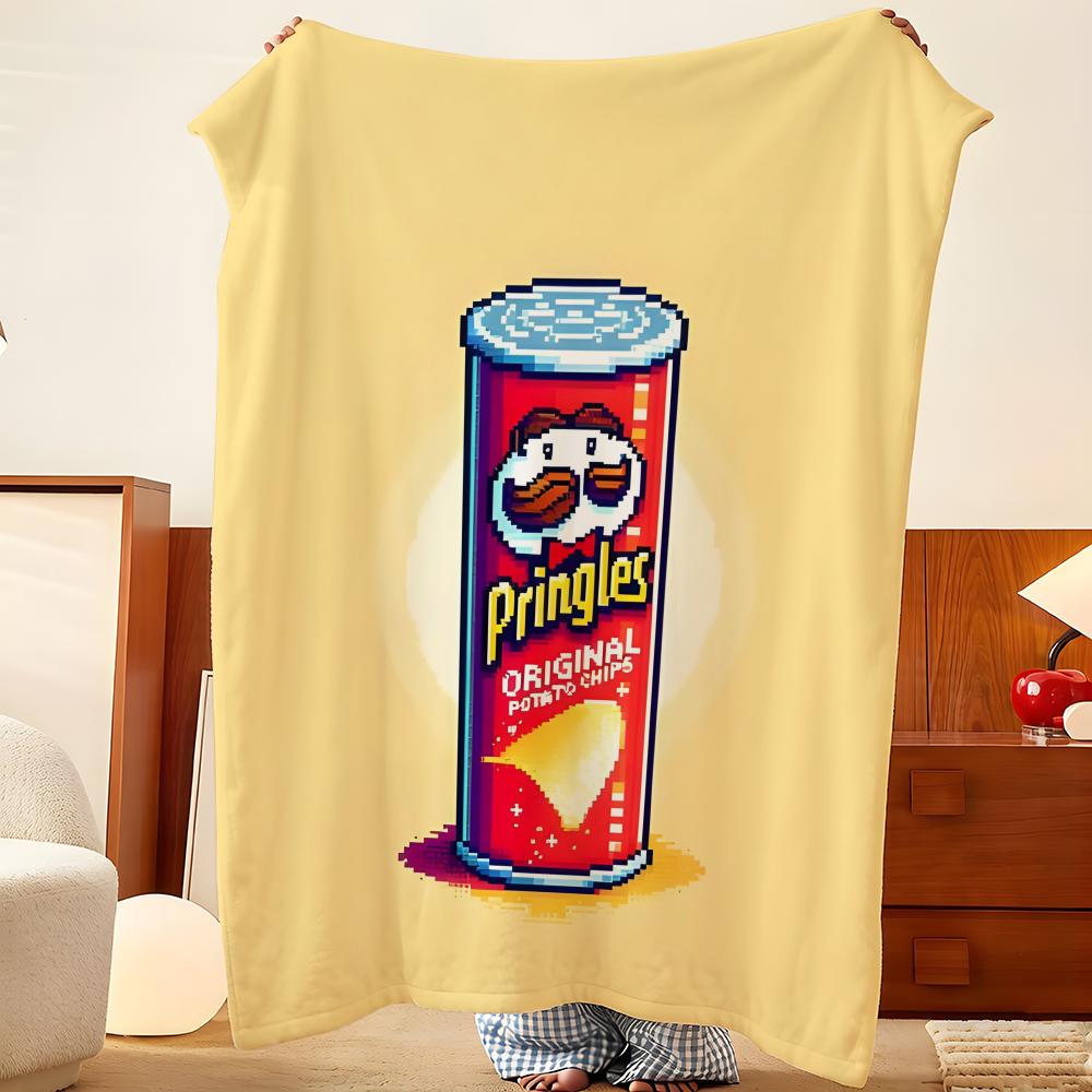 P-Pringles Metamais Flaneļa pleds, Viegls Mājīgs