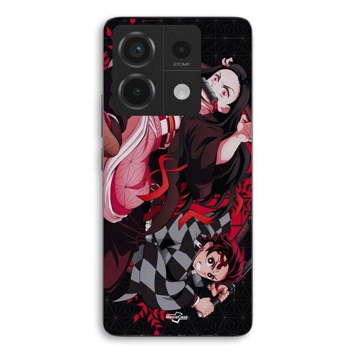 Coque de téléphone - MANIACASE - Xiaomi Redmi Note 13 Pro 5G - Silicone TPU - Souple - Demon Slayer