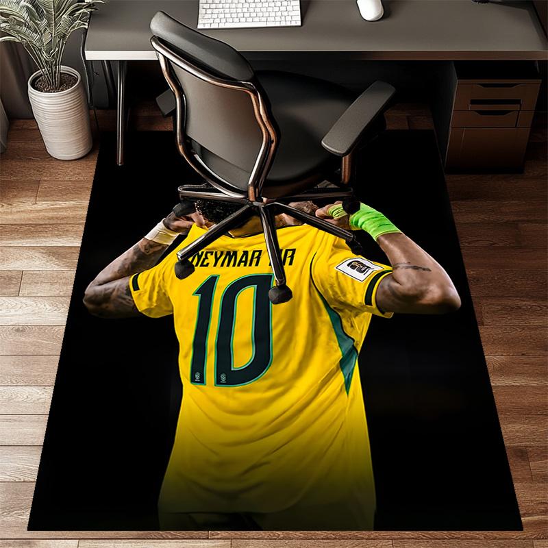 1pc Neymar Design Printed Area Rug Carpet for Bedroom Living Room Home Decor Rugs Mat Non Slip Mat Rug for Bedside