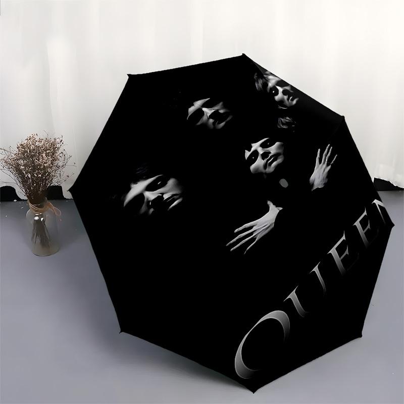 1pc Queen Automatic Open, Windproof, Compact Travel Umbrella, Gift for Birthday, Christmas, Business 93094
