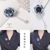 Brooch Female Japanese Flower Anti-Light Pin Temperament Versatile Corsage Hipster Suit Collar Accessories New